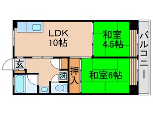 白井マンションの物件間取画像